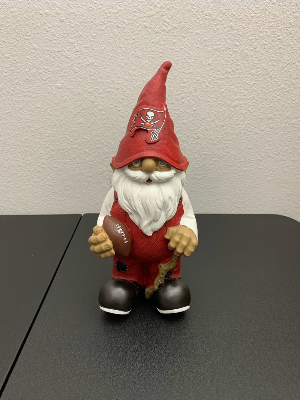NFL Red and White Tampa Bay Buccaneers Gnome Figurine